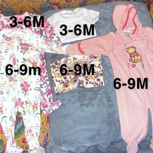 Selling Laya’s clothes only worn a couple times, brands Cloud island Disney baby
